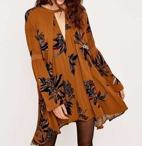 Free People Floral Swing Tunic Size XL $20 Firm
